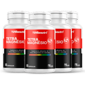 Tetra Magnésio 5  - Kit 4 Potes